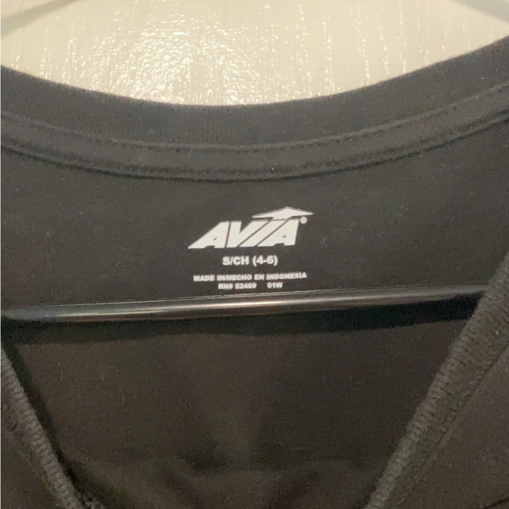 Avia Black Short Sleeve Women's Tee - Picture 3 of 3